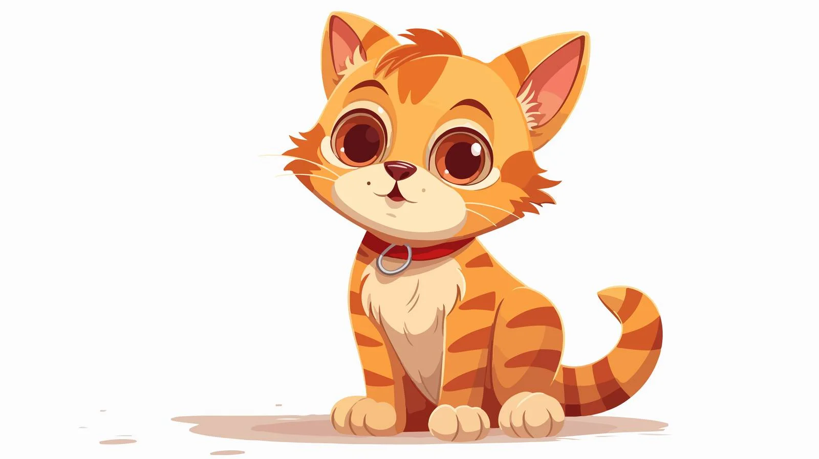 Retro Cartoon Cat Illustration — free download from Dotvec