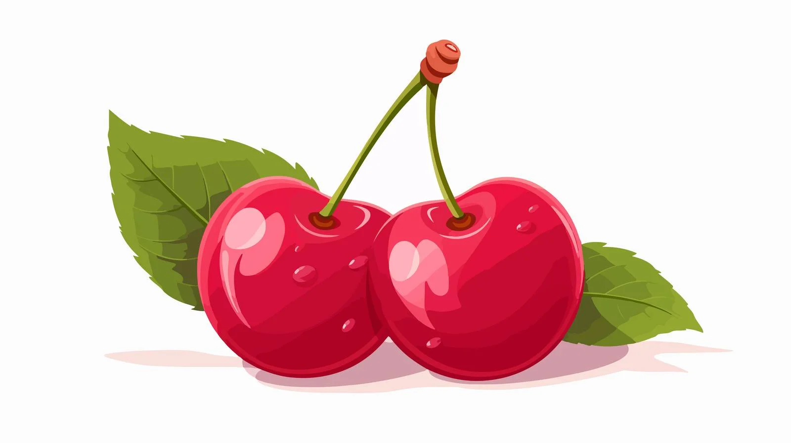 Vintage Cartoon Cherries Vector Illustration — free download from Dotvec
