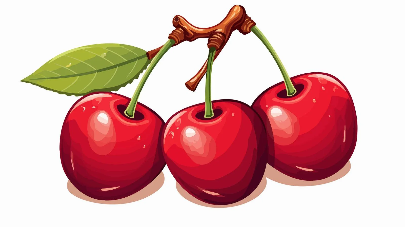 Retro Cartoon Cherries Stock Vector — free download from Dotvec