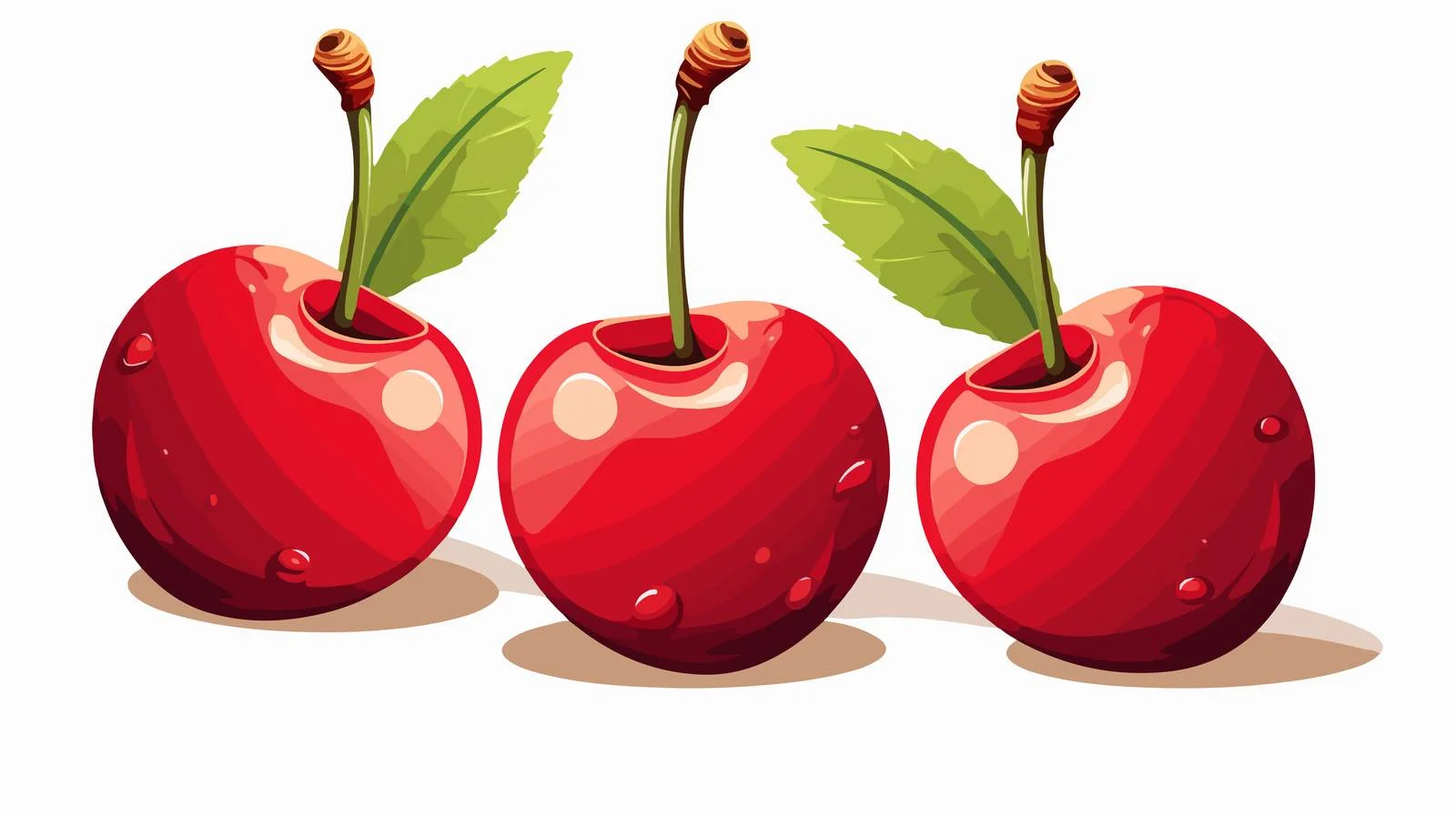 Retro Cartoon Cherries Stock Vector Illustration — free download from Dotvec