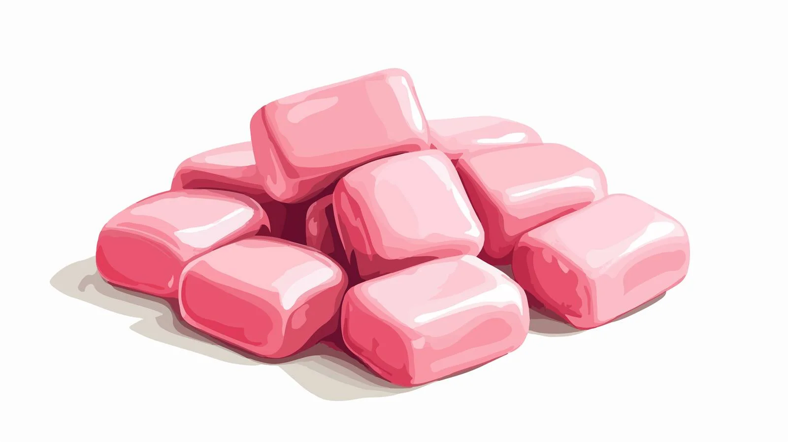 Vintage Cartoon Chewing Gum Vector Illustration — free download from Dotvec