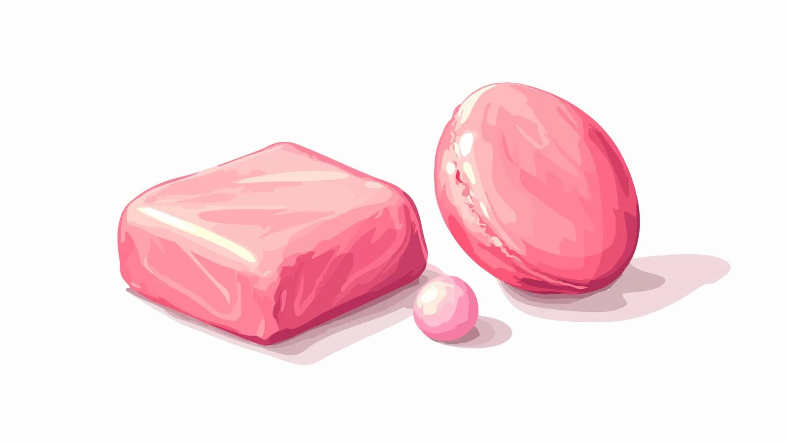 Vintage Cartoon Chewing Gum Vector Illustration — free download from Dotvec