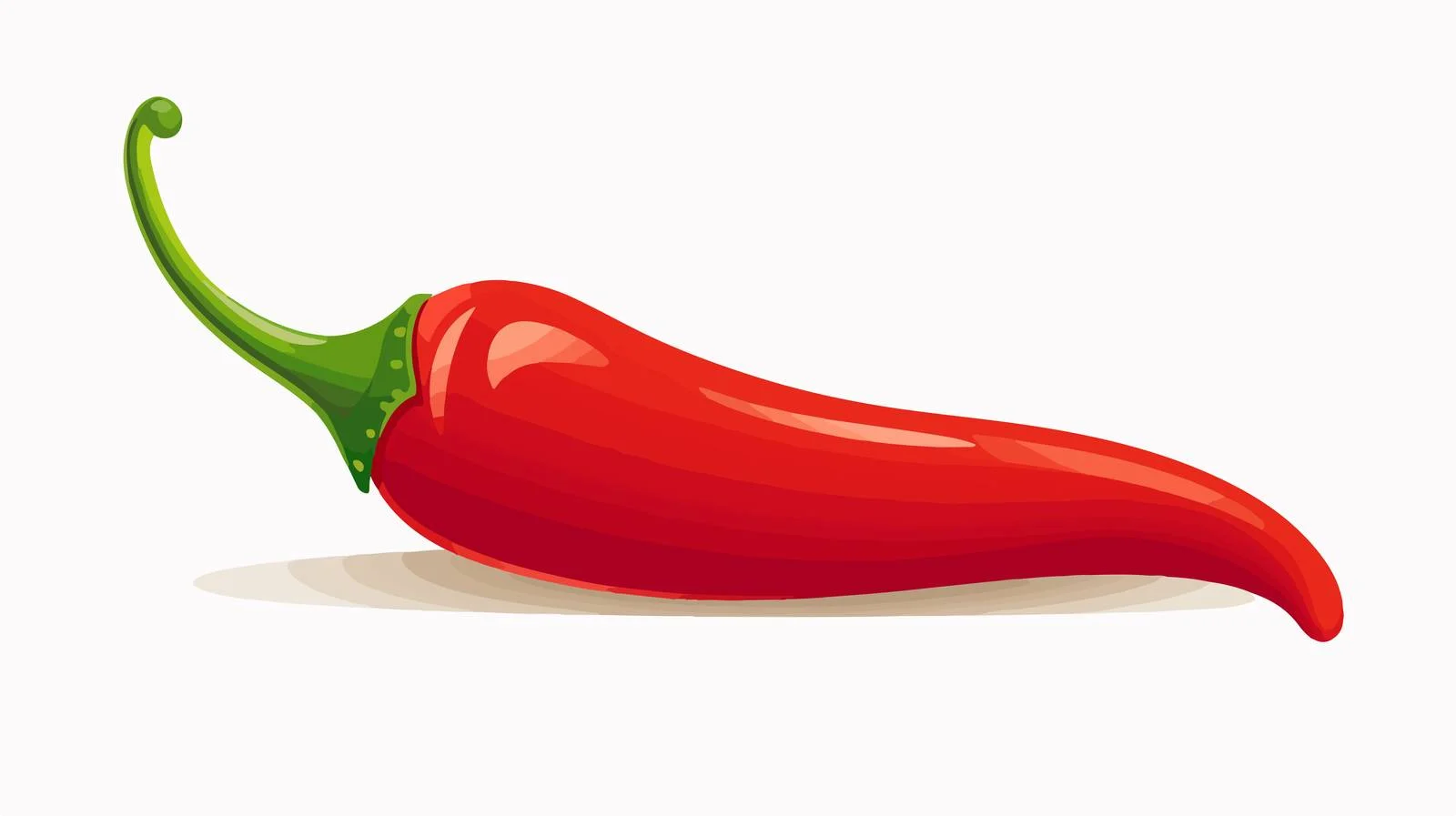 Vintage Chili Pepper Cartoon Vector Illustration — free download from Dotvec