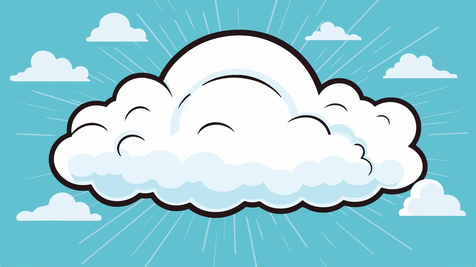 Vintage Speech Bubble Cloud Vector Graphic — free download from Dotvec