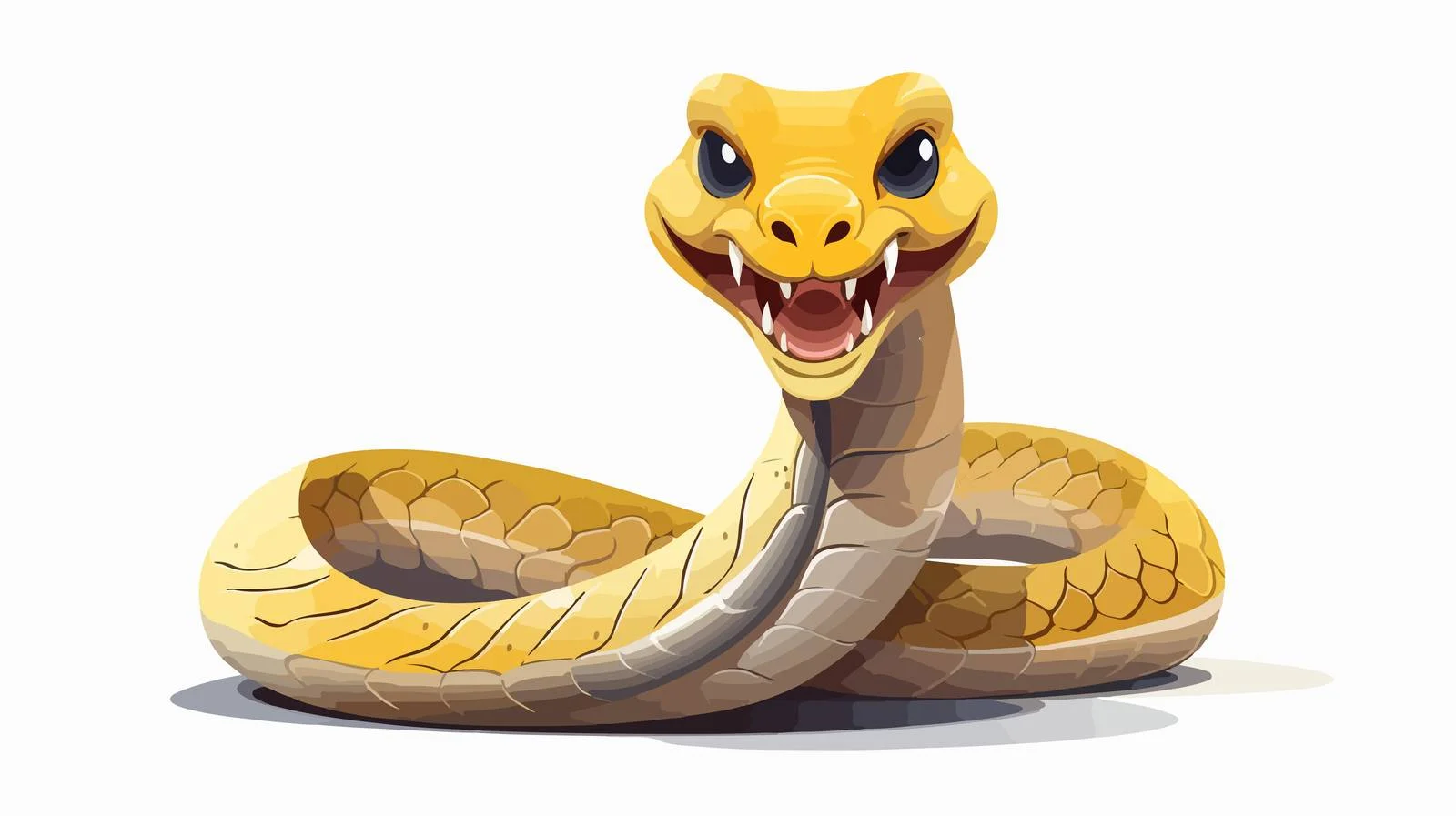 Retro Cartoon Cobra Vector Illustration — free download from Dotvec