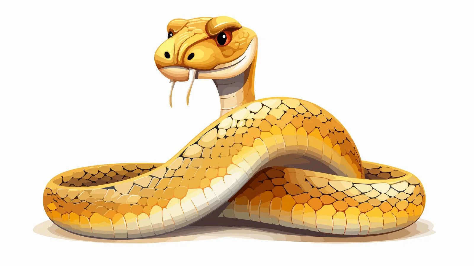 Retro Cartoon Cobra Illustration — free download from Dotvec