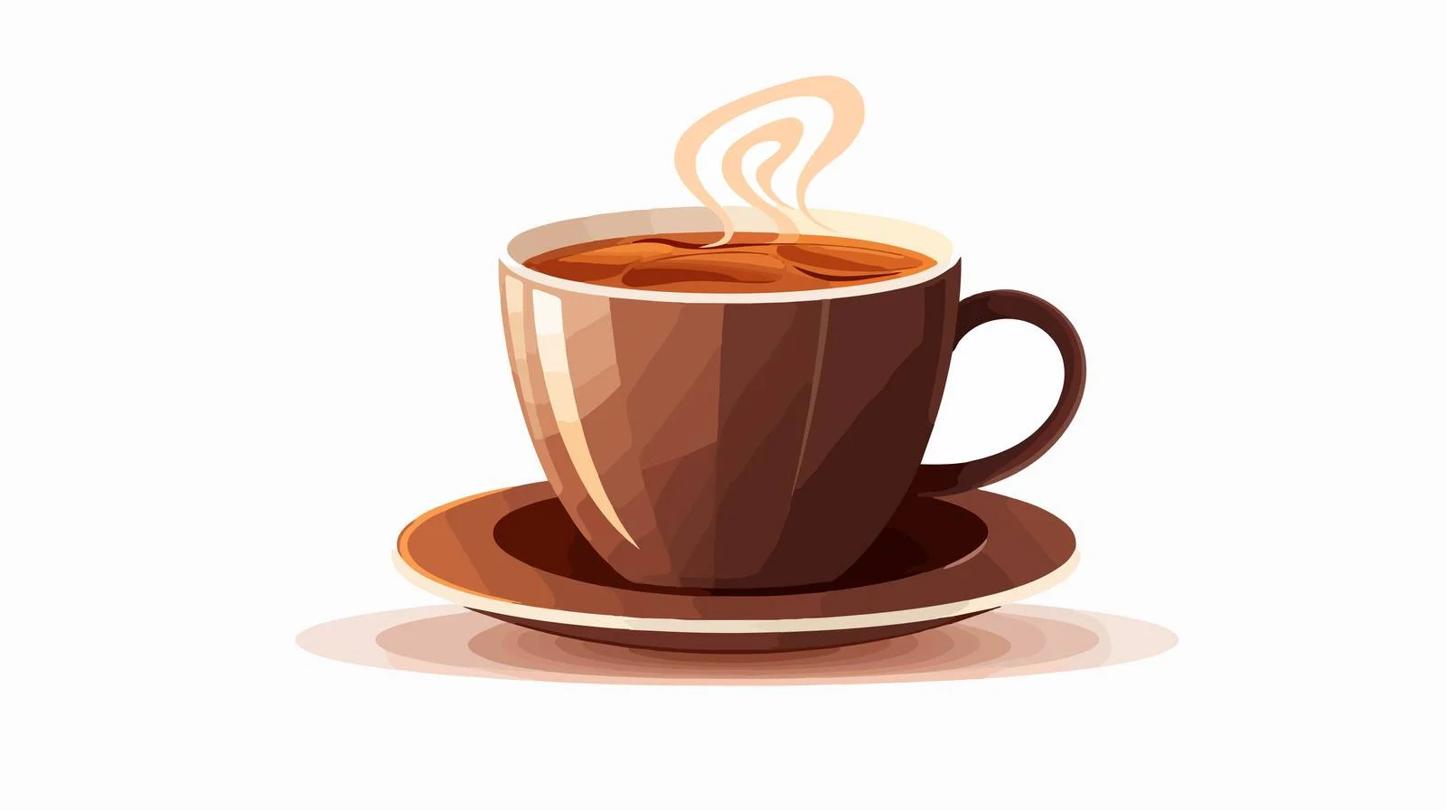 Retro Cartoon Coffee Cup Illustration — free download from Dotvec