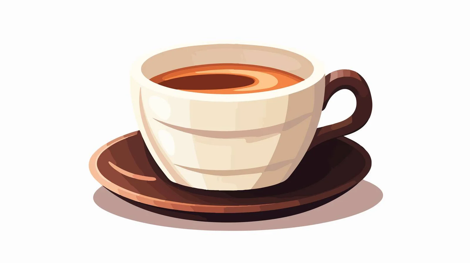 Vintage Cartoon Coffee Cup Vector Illustration — free download from Dotvec