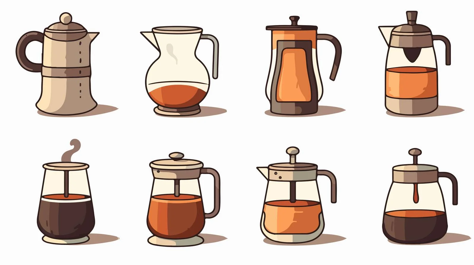 Vintage Cartoon Coffee Cup Vector Illustration — free download from Dotvec