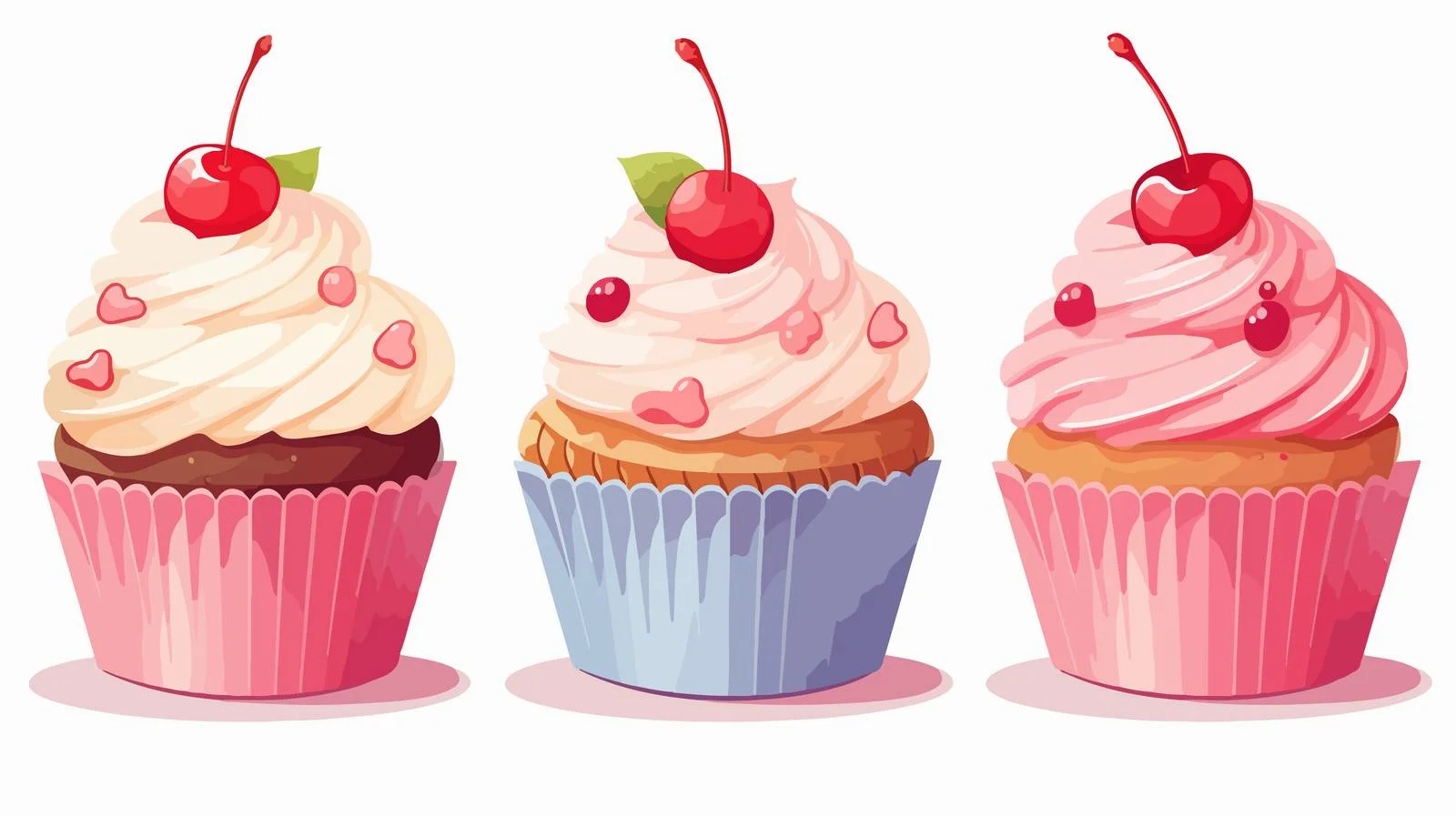 Vintage Cupcake Stock Vector Illustration — free download from Dotvec