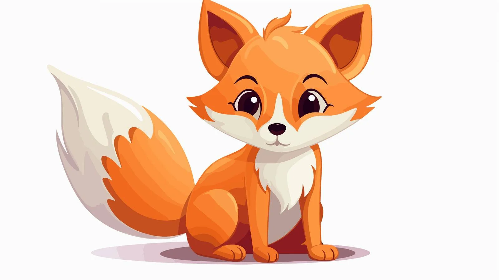 Retro Cute Fox Stock Illustration — free download from Dotvec