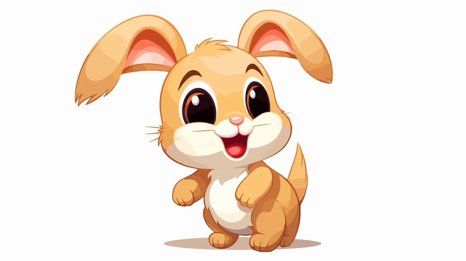 Vintage Cute Rabbit Vector Illustration — free download from Dotvec
