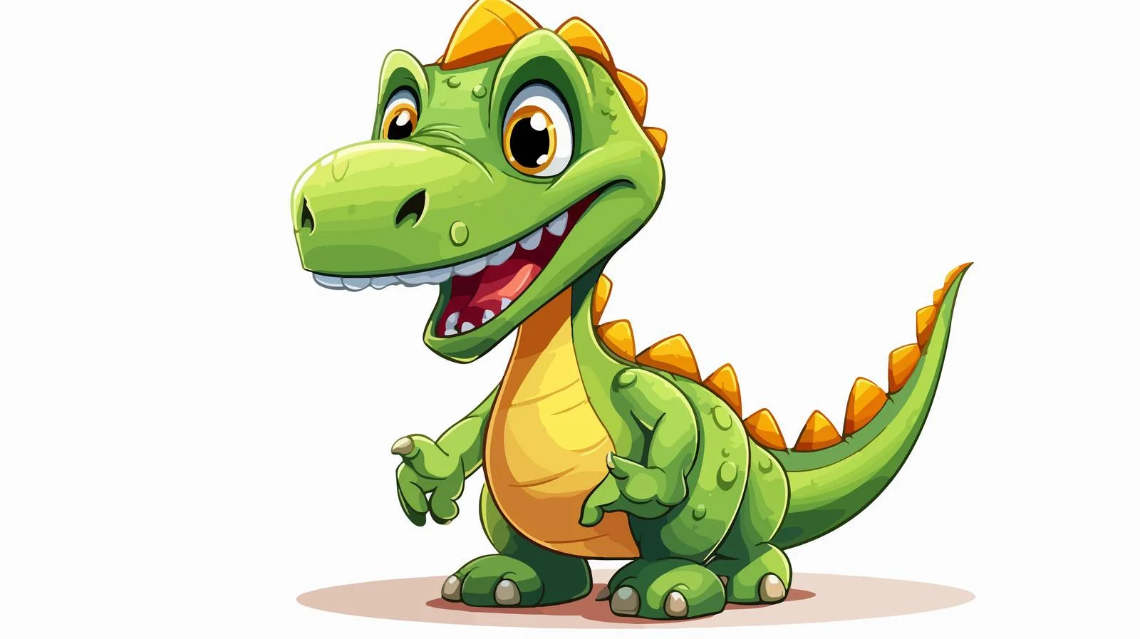 Vintage Cartoon Dinosaur Illustration — free download from Dotvec