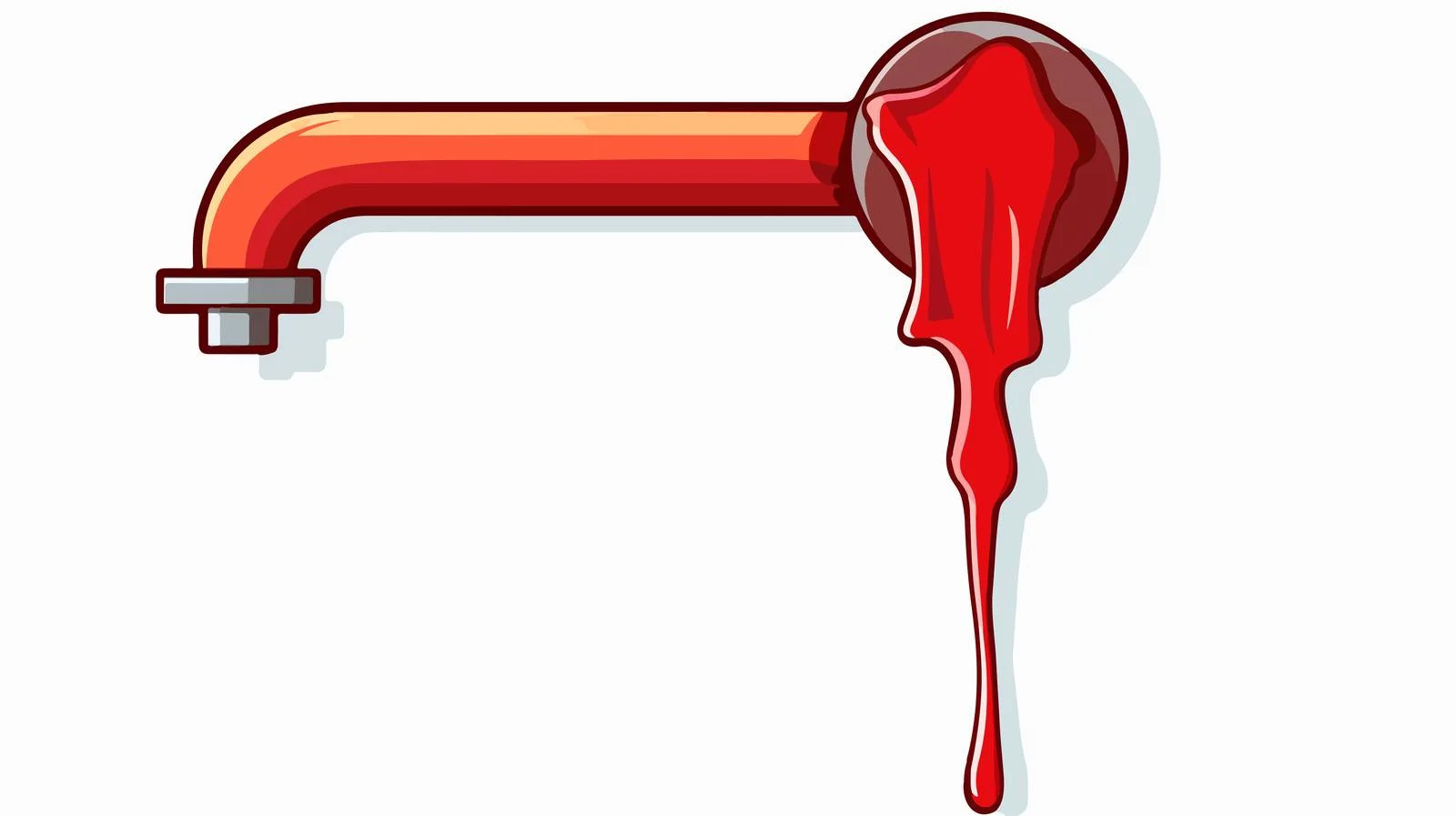 Vintage Dripping Faucet Vector Illustration — free download from Dotvec