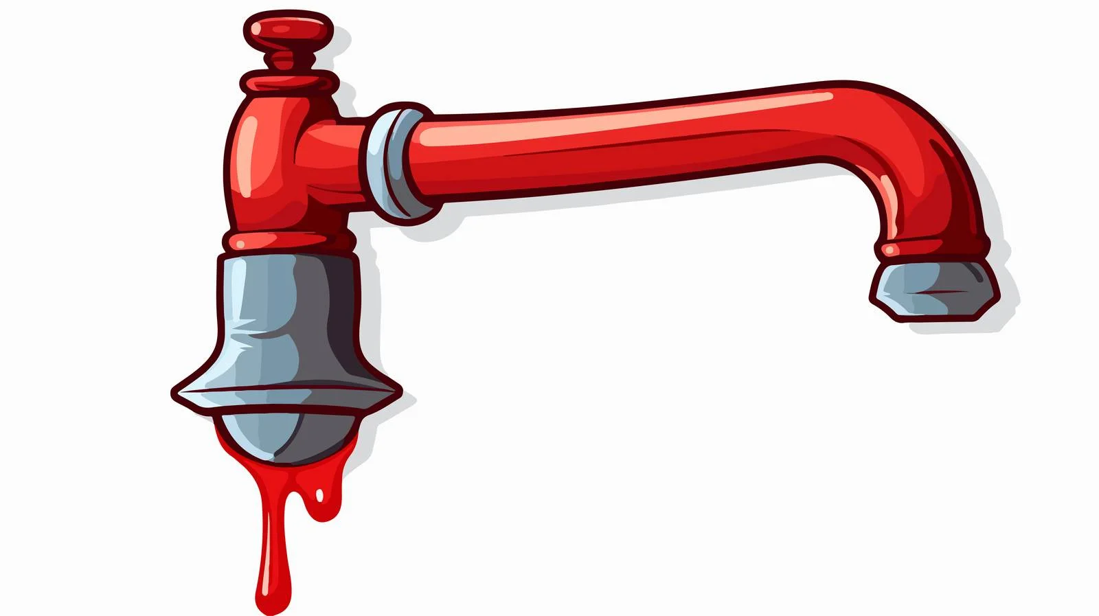 Vintage Dripping Faucet Vector Illustration — free download from Dotvec
