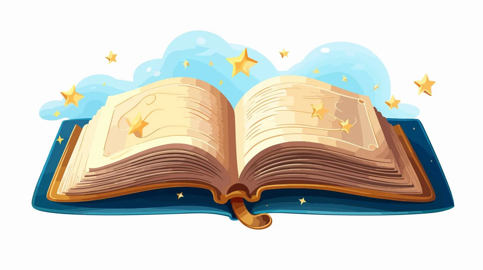 Vintage Dusty Book Vector Illustration — free download from Dotvec