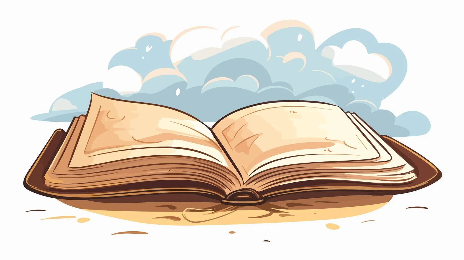 Vintage Dusty Book Vector Illustration — free download from Dotvec