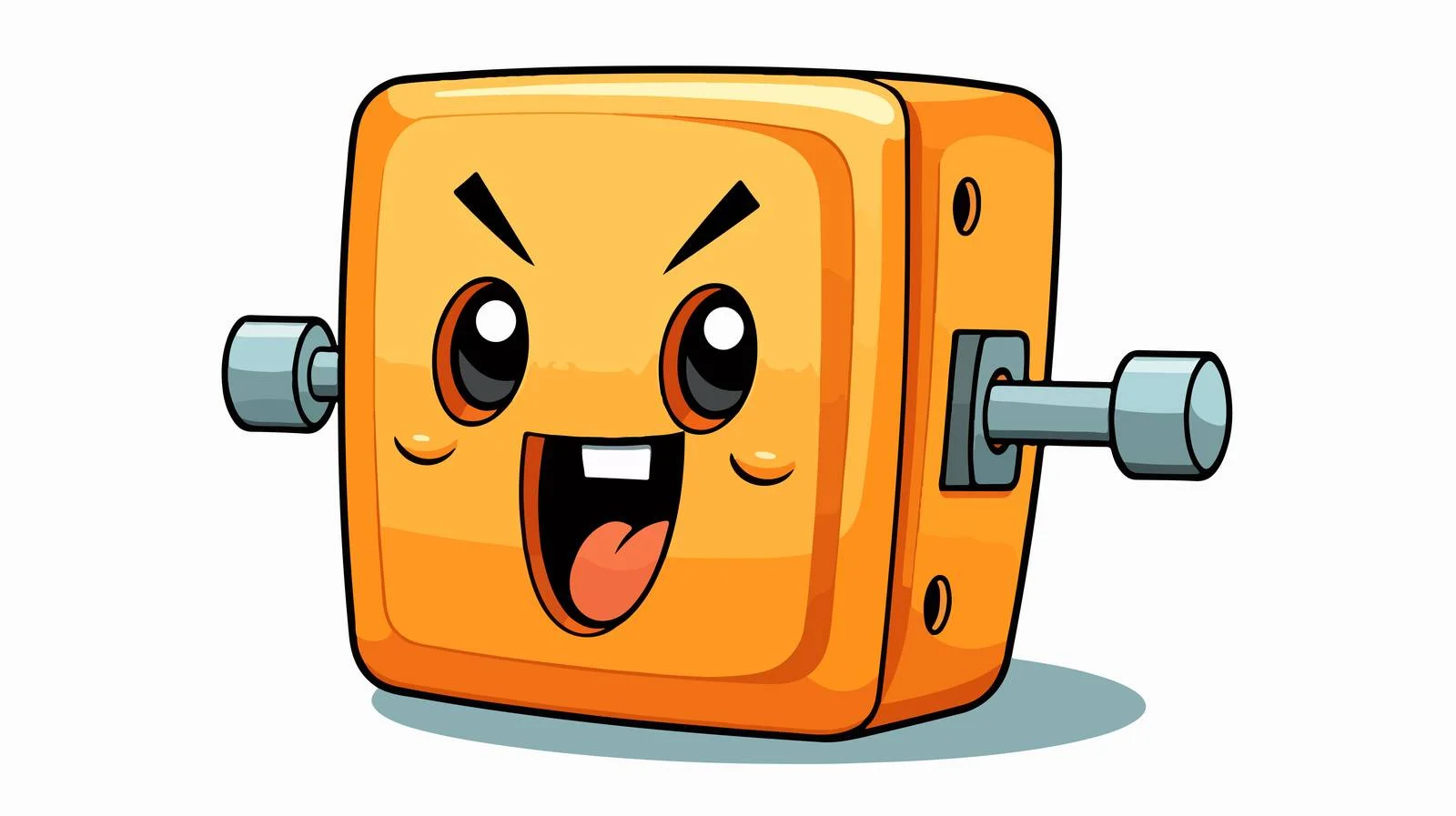 Retro Cartoon Electrical Plug Vector Image — free download from Dotvec