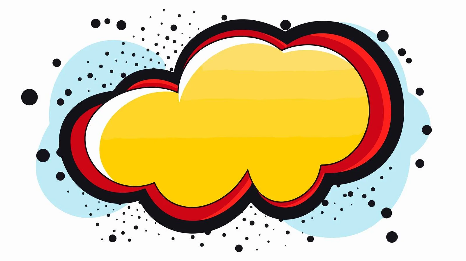 Retro Cartoon Emotion with Speech Bubble — free download from Dotvec