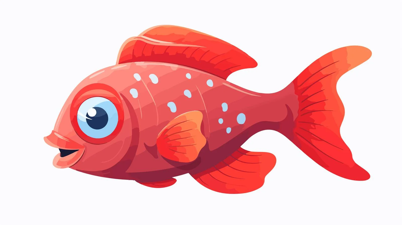 Vintage Cartoon Fish Illustration — free download from Dotvec