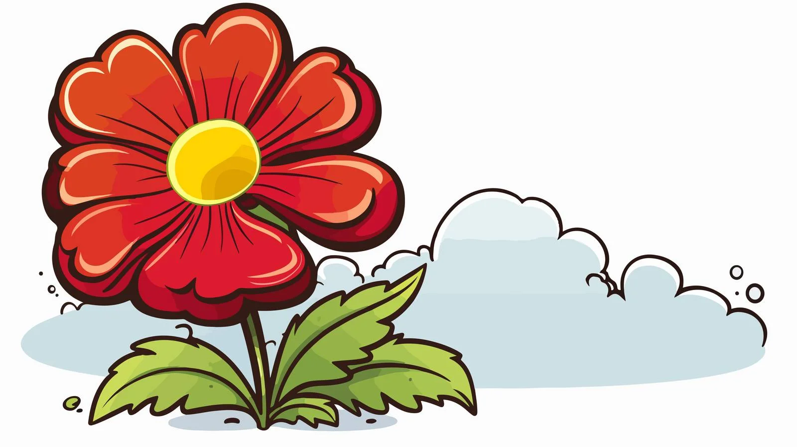 Vintage Flower Speech Bubble Vector Illustration — free download from Dotvec