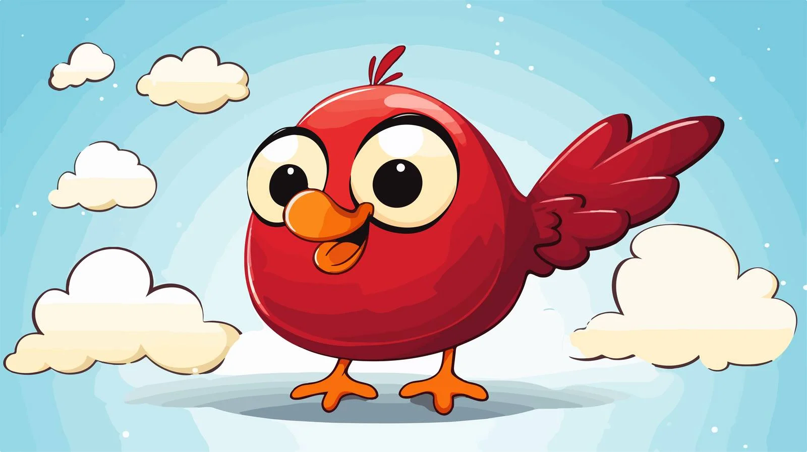 Vintage Bird with Speech Bubble Illustration — free download from Dotvec