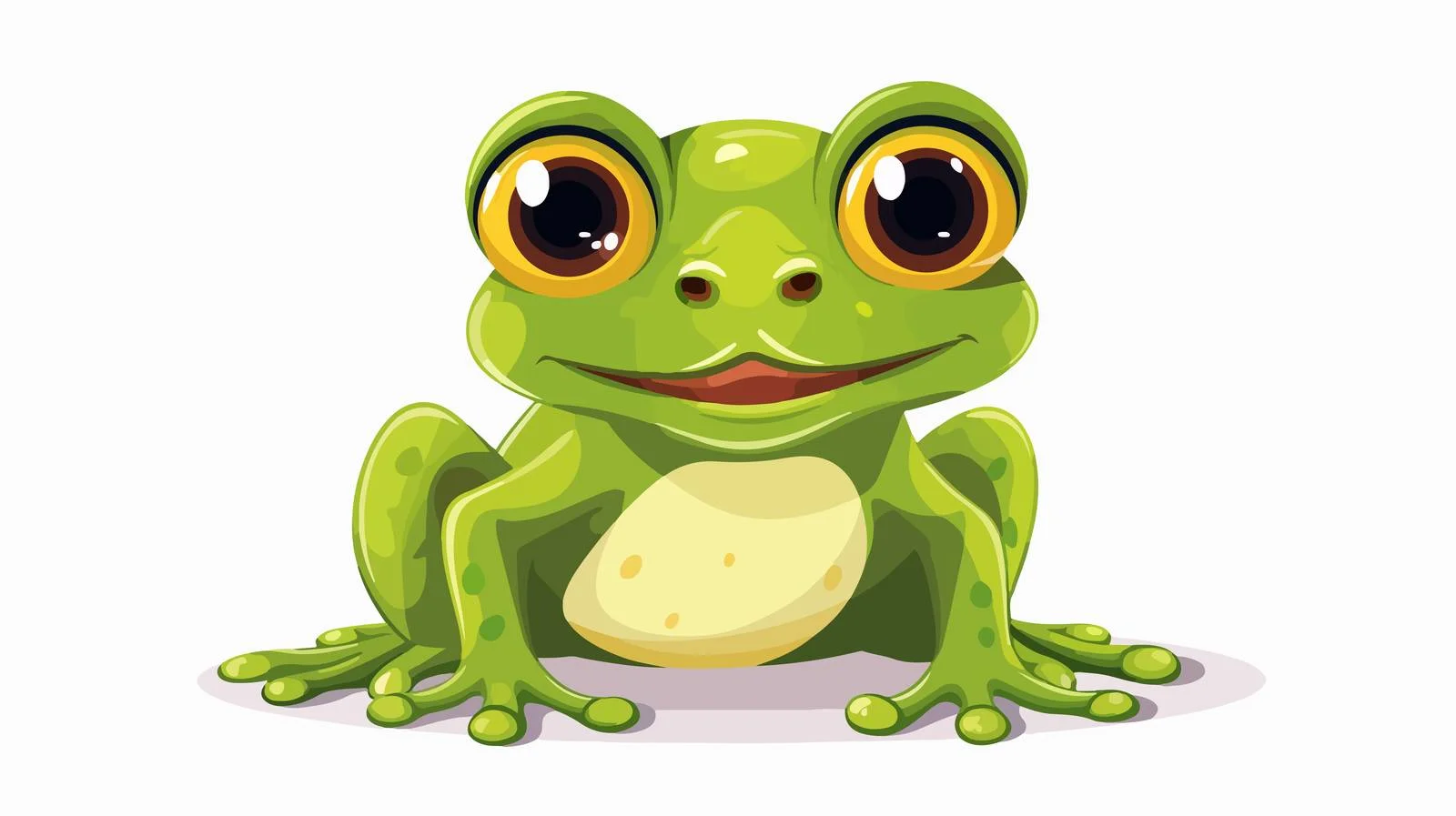 Vintage Cartoon Frog Illustration — free download from Dotvec