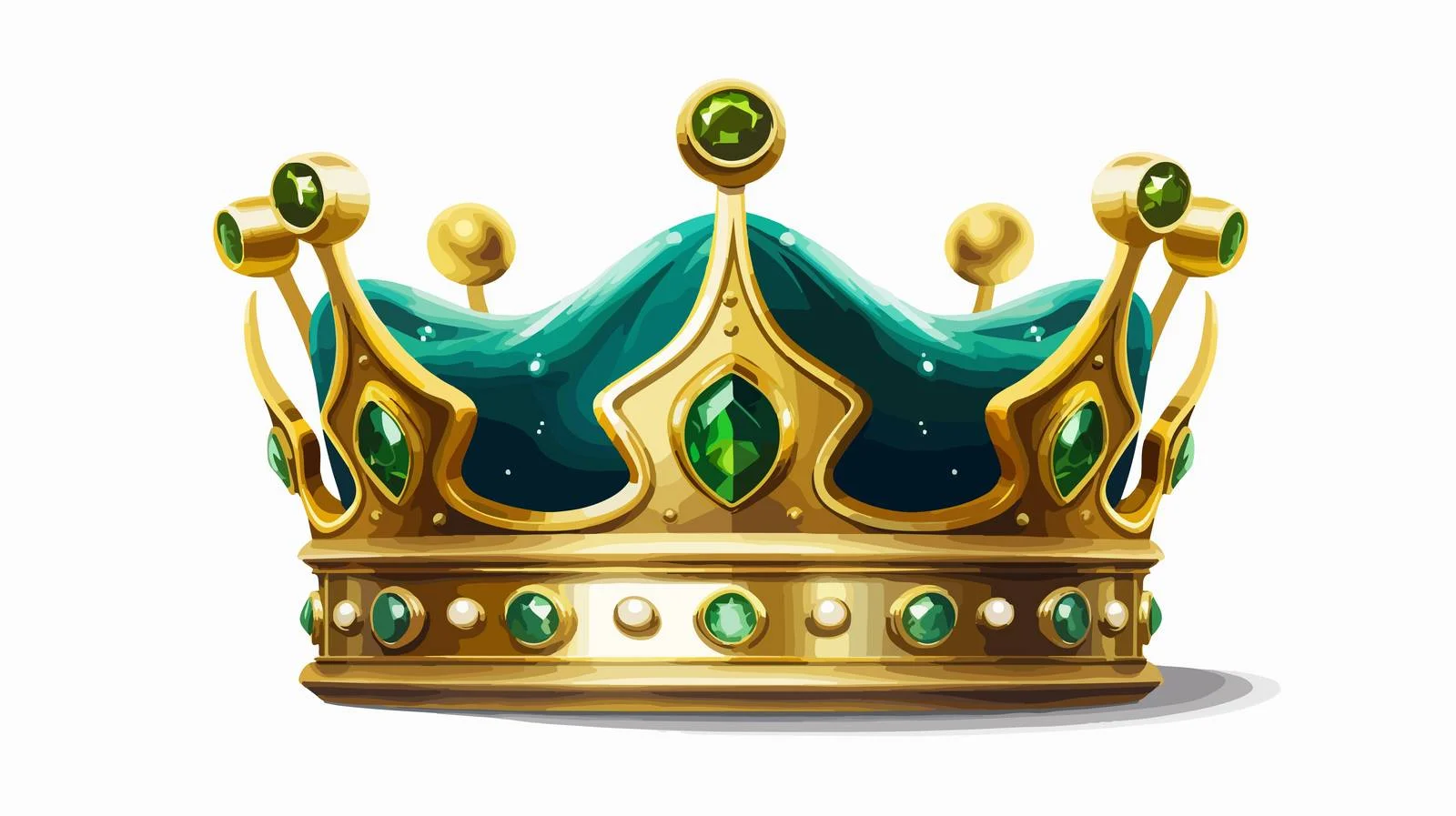 Retro Cartoon Frog Prince Vector Illustration — free download from Dotvec