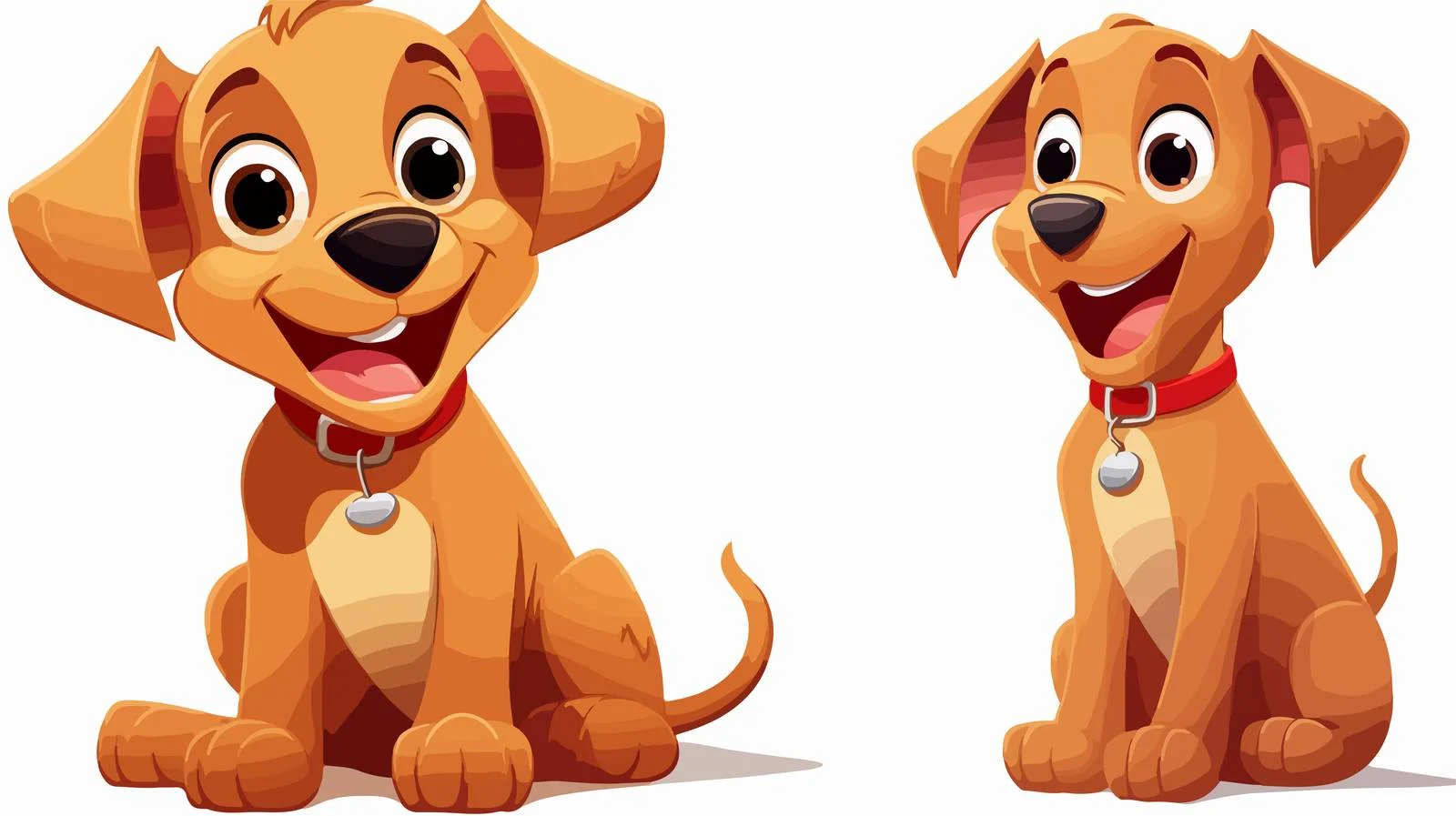 Retro Funny Dog Cartoon Vector Illustration — free download from Dotvec