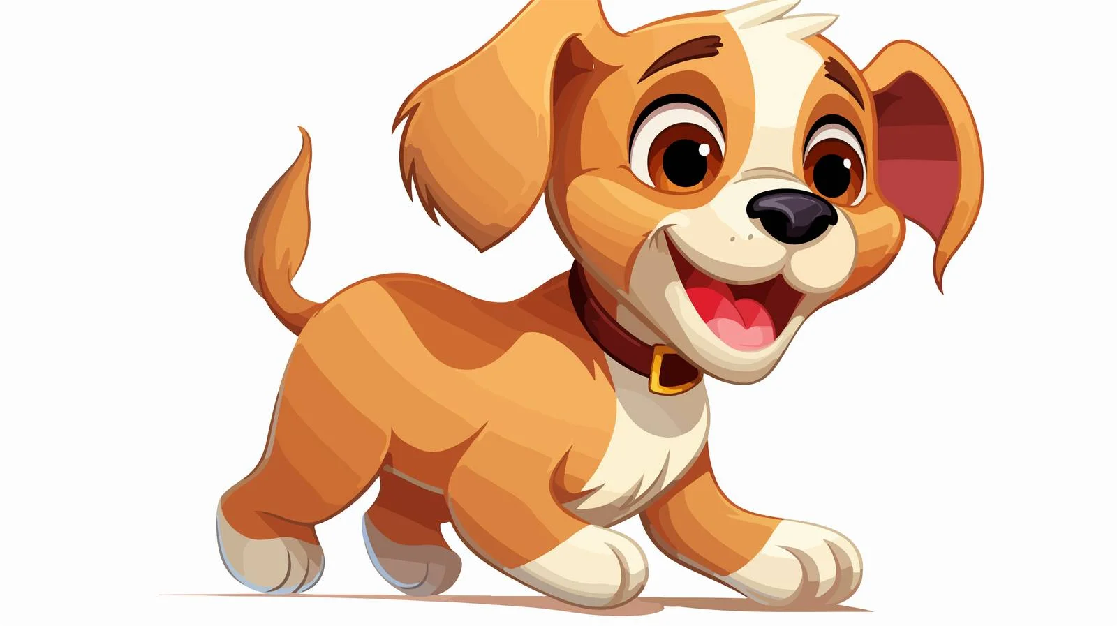 Vintage Cartoon Dog Vector Illustration — free download from Dotvec