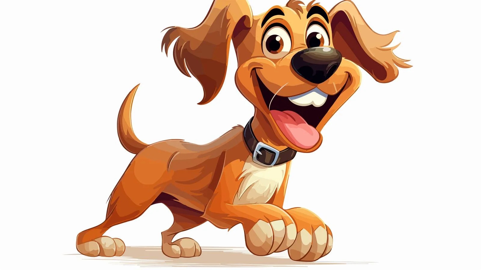 Vintage Funny Dog Vector Illustration — free download from Dotvec