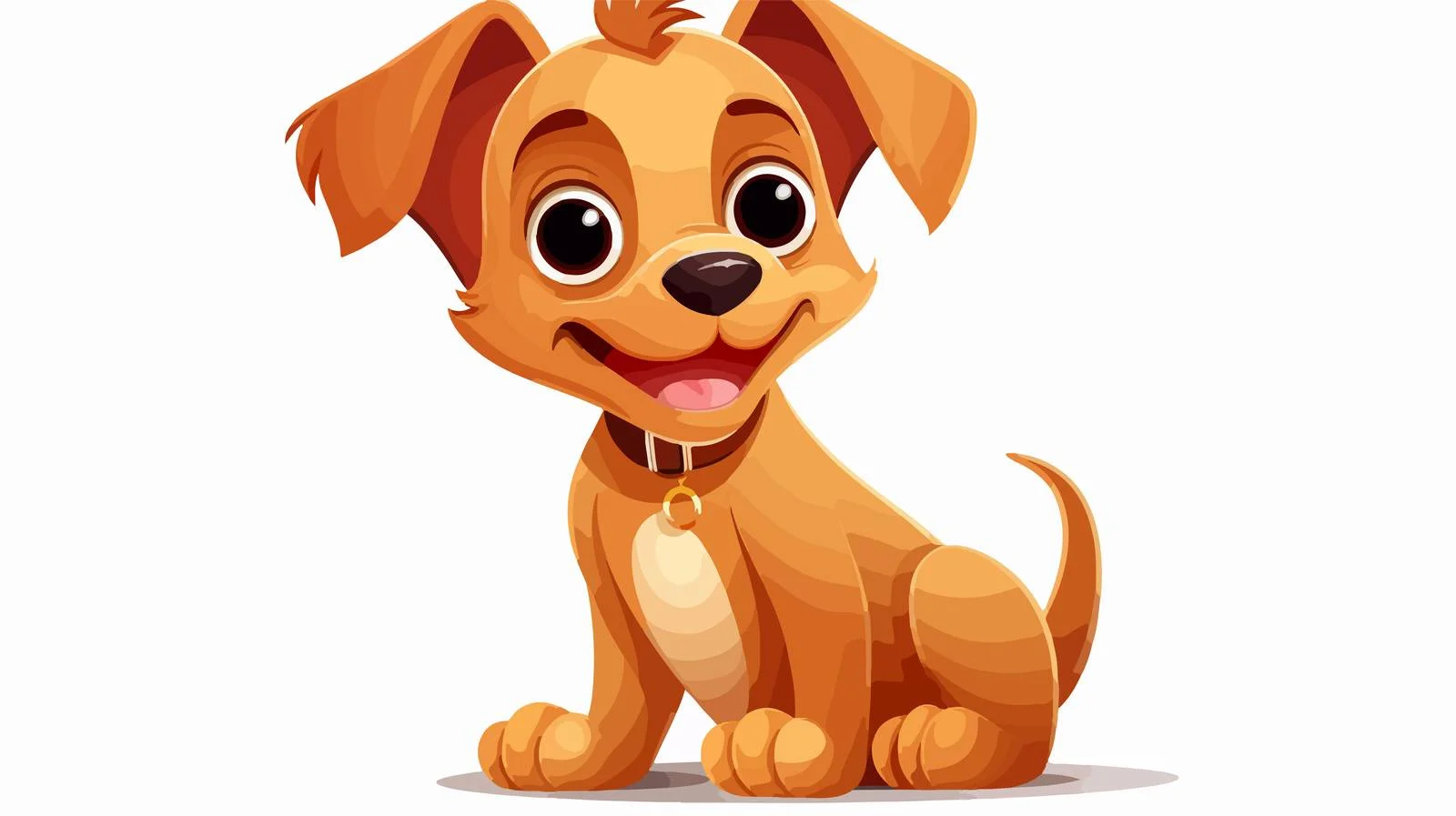 Quirky Cartoon Dog Vector Illustration — free download from Dotvec