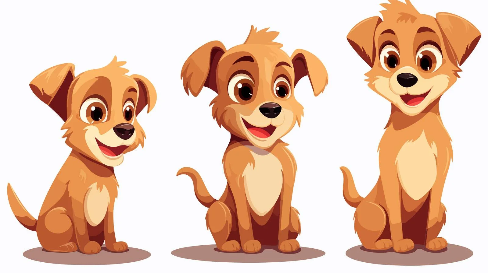 Vintage Funny Dog Vector Illustration — free download from Dotvec