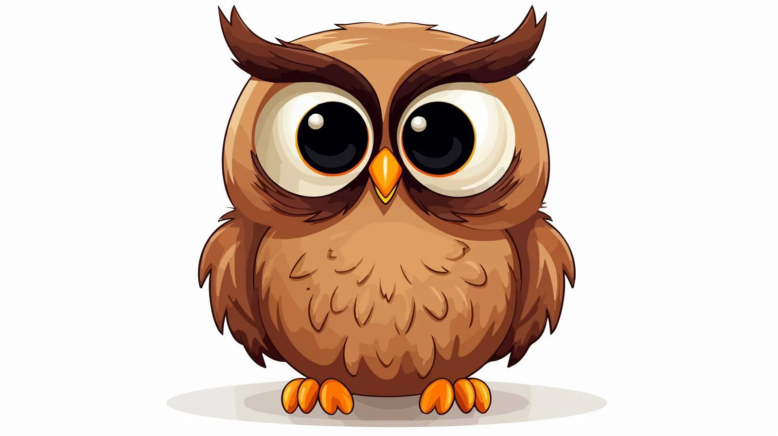 Vintage Owl Cartoon Vector Illustration — free download from Dotvec