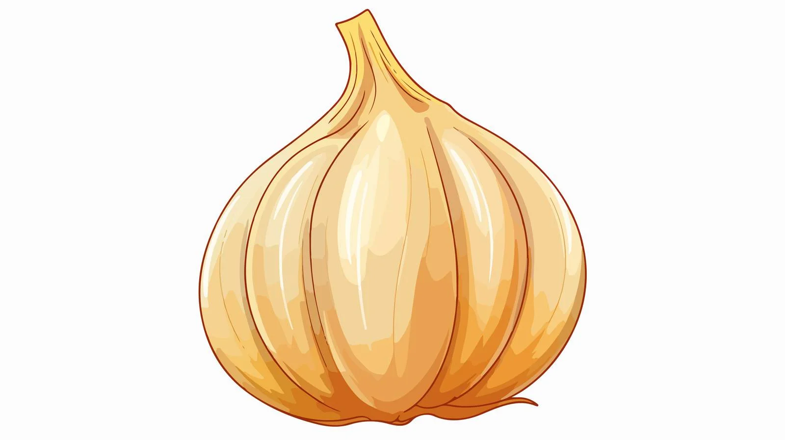 Vintage Garlic Cartoon Vector Illustration — free download from Dotvec