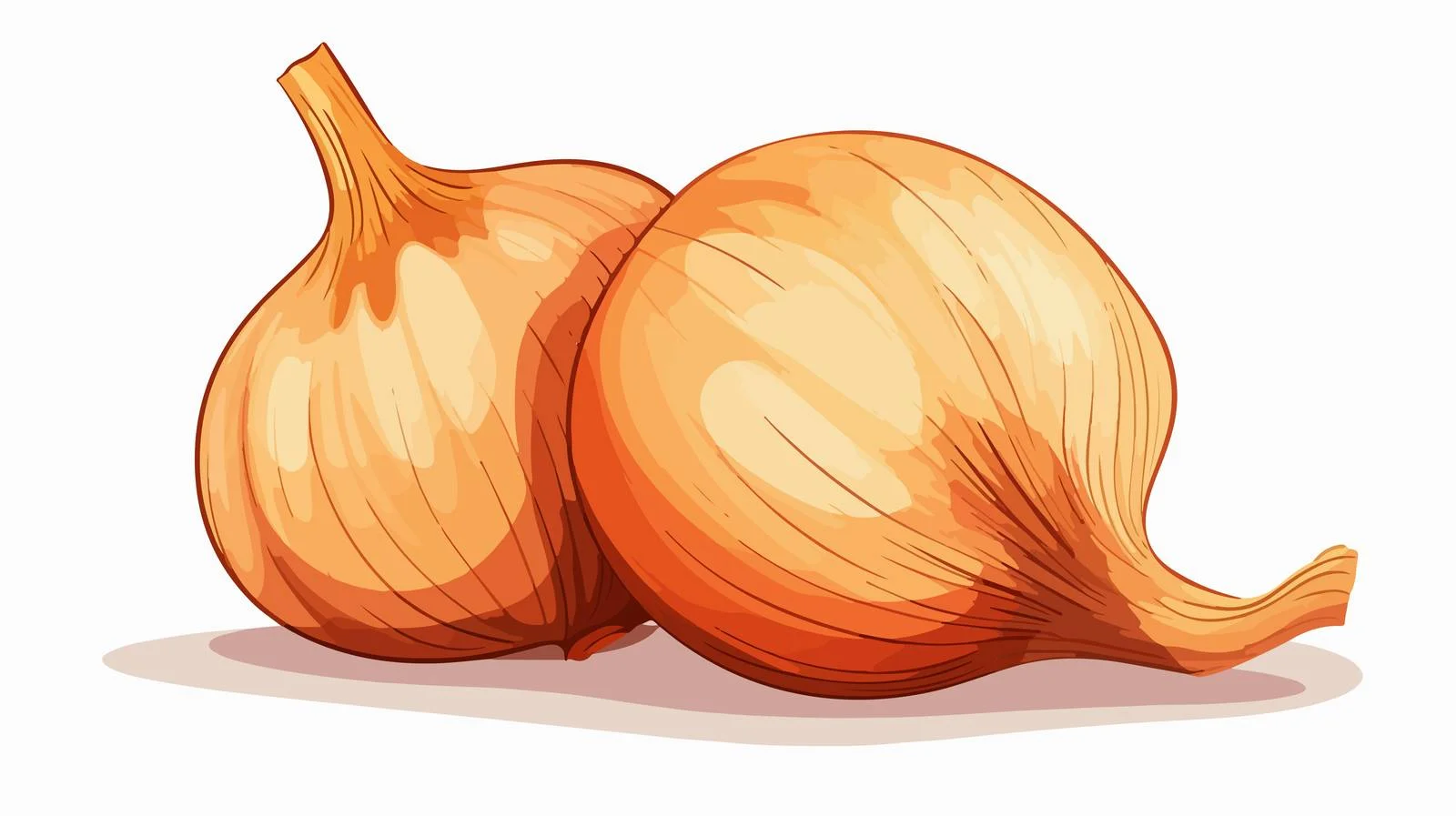 Vintage Garlic Bulb Cartoon Illustration — free download from Dotvec