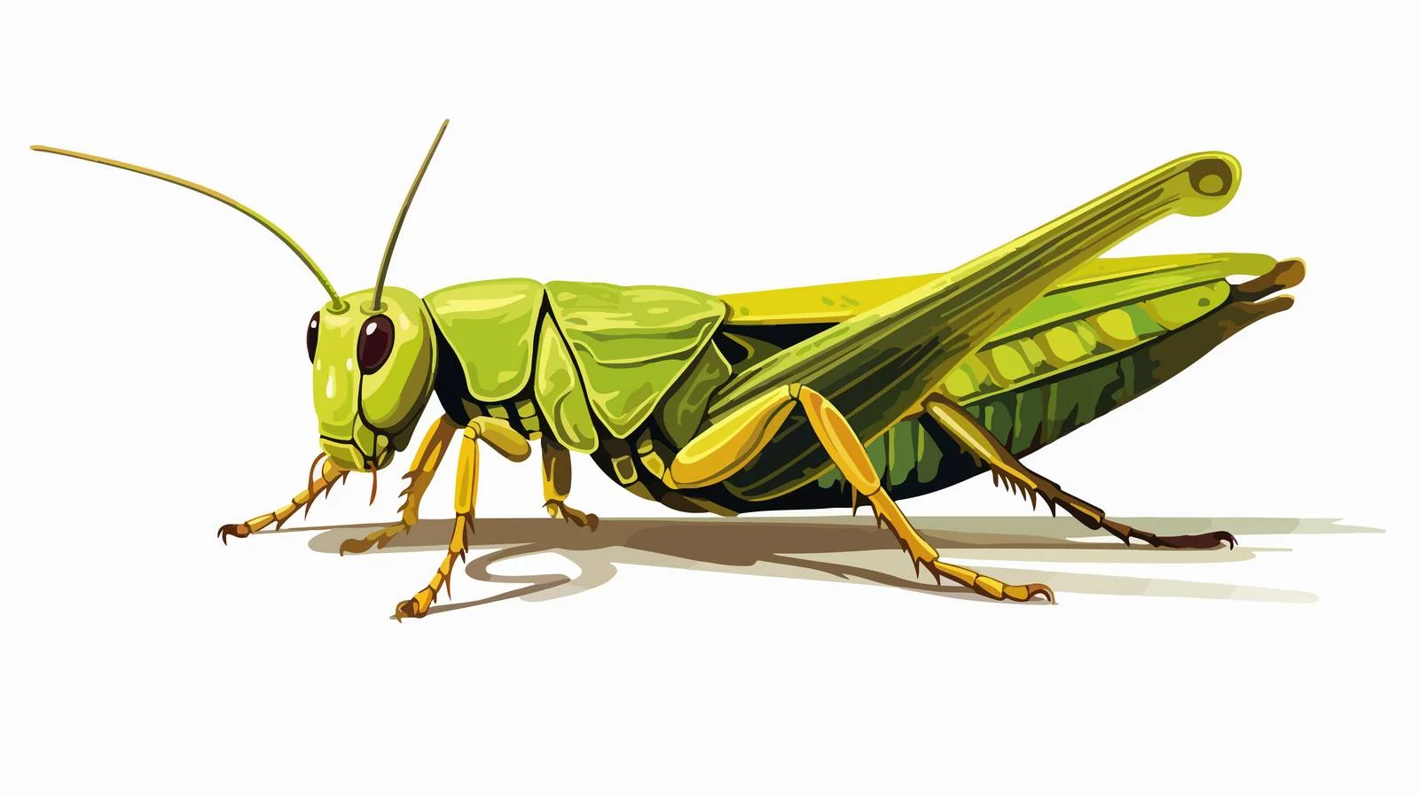 Vintage Grasshopper Stock Vector Illustration — free download from Dotvec