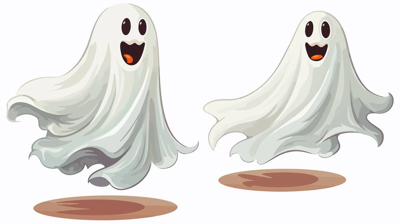Vintage Halloween Ghost Illustration — free download from Dotvec