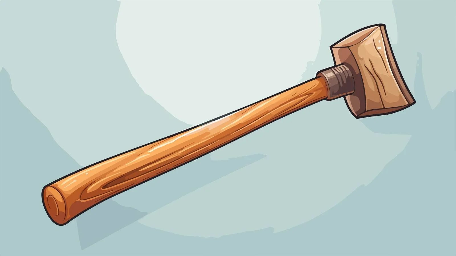 Retro Cartoon Hammer Vector Illustration — free download from Dotvec