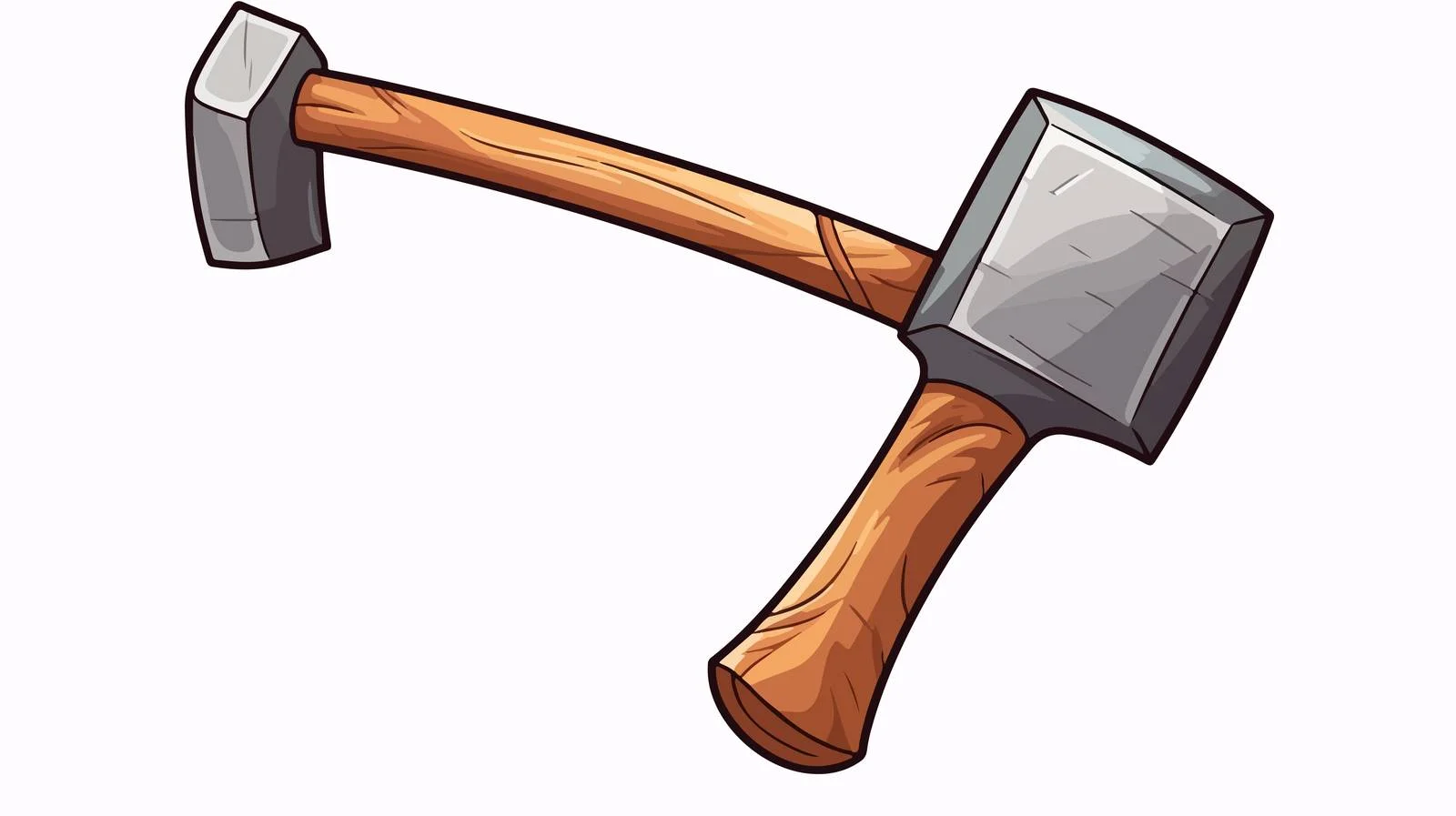 Vintage Cartoon Hammer Vector Illustration — free download from Dotvec