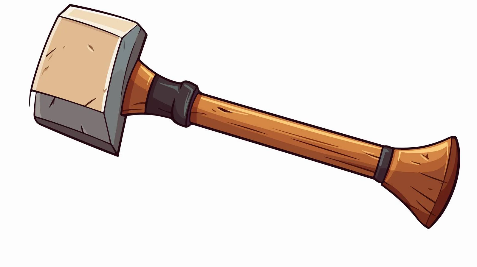 Vintage Cartoon Hammer Vector Illustration — free download from Dotvec