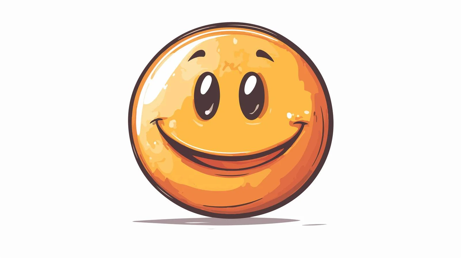 Retro Cartoon Happy Face Symbol — free download from Dotvec