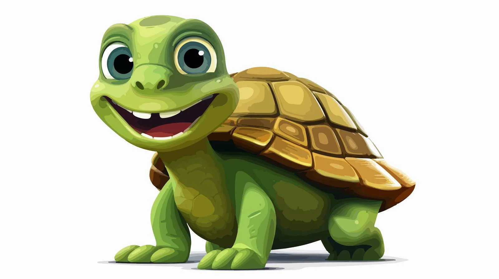Happy Tortoise Stock Illustration — free download from Dotvec