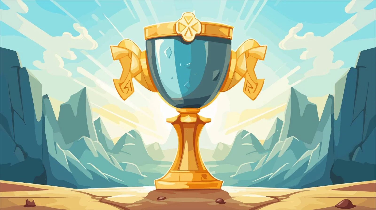 Vintage Holy Grail Cartoon Vector Illustration — free download from Dotvec