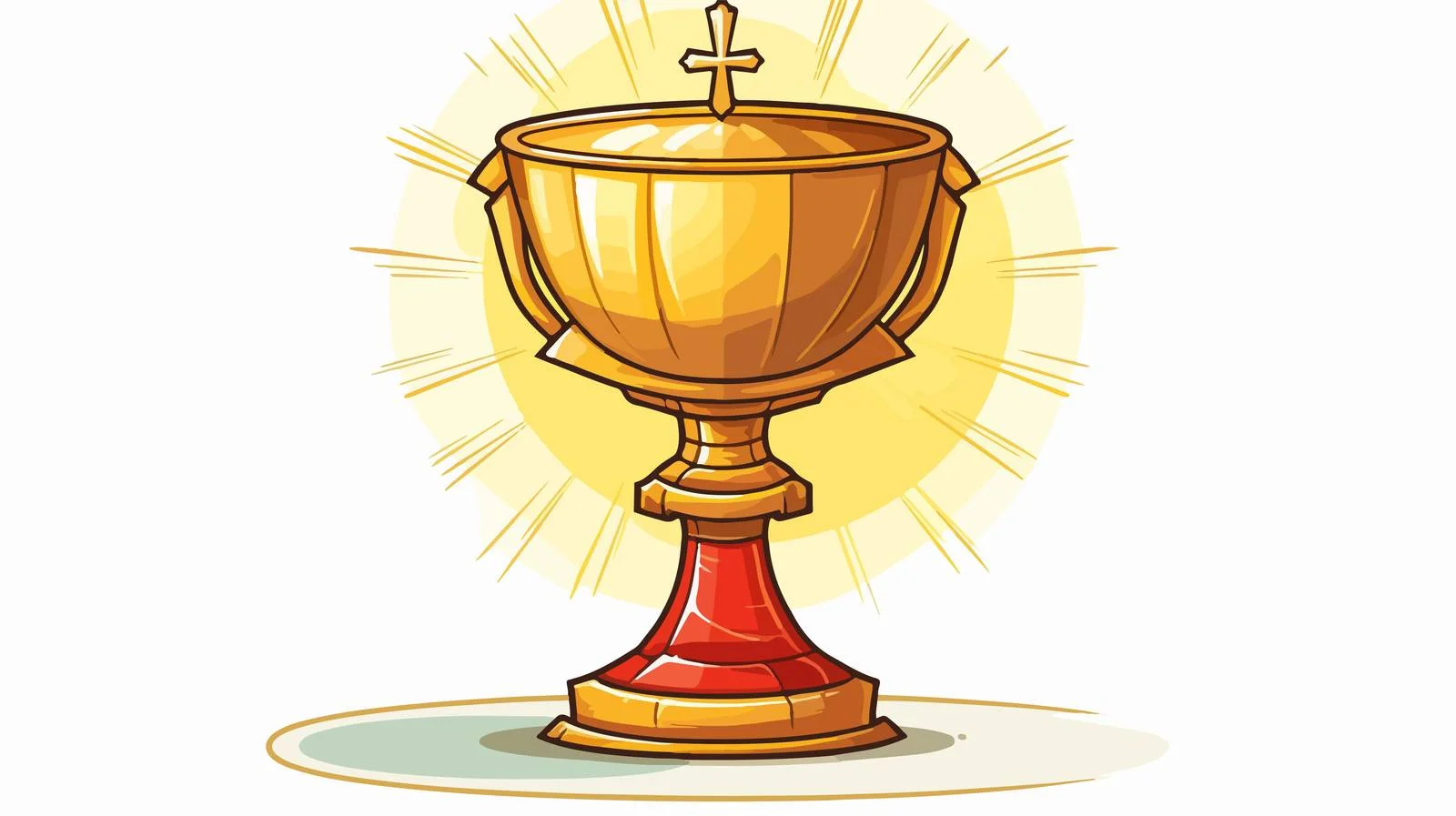 Vintage Cartoon Holy Grail Vector Illustration — free download from Dotvec