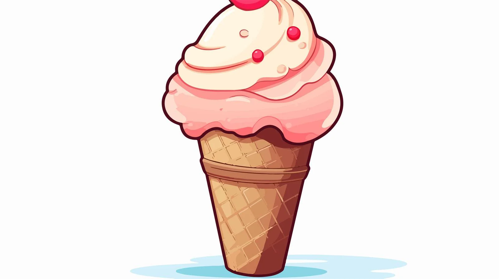 Vintage Ice Cream Cone Discussion — free download from Dotvec