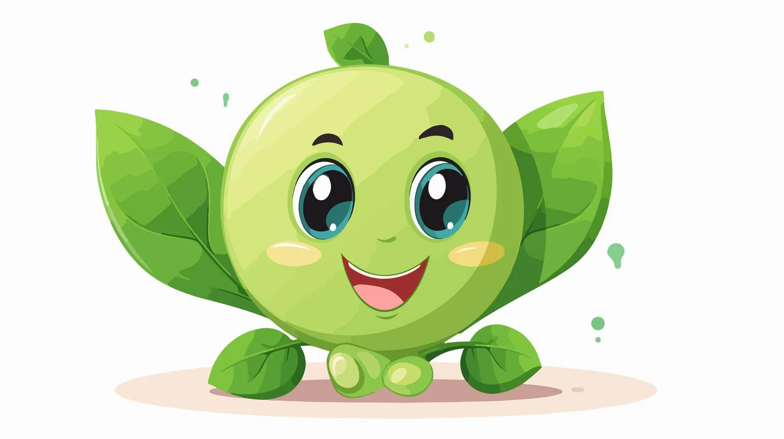 Adorable Sprouting Bear Cartoon Illustration — free download from Dotvec