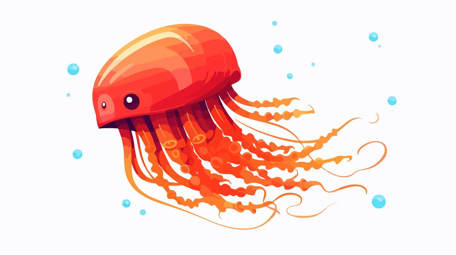 Vintage Jellyfish Stock Illustration — free download from Dotvec