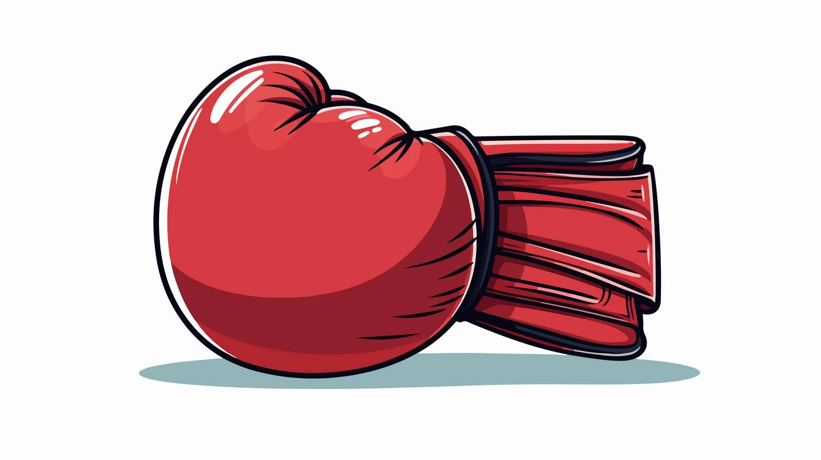 Retro Cartoon Joke Boxing Glove — free download from Dotvec