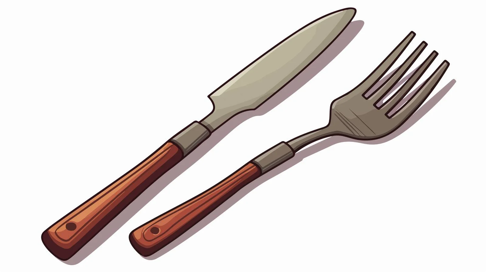 Vintage Dining Utensils Symbol
